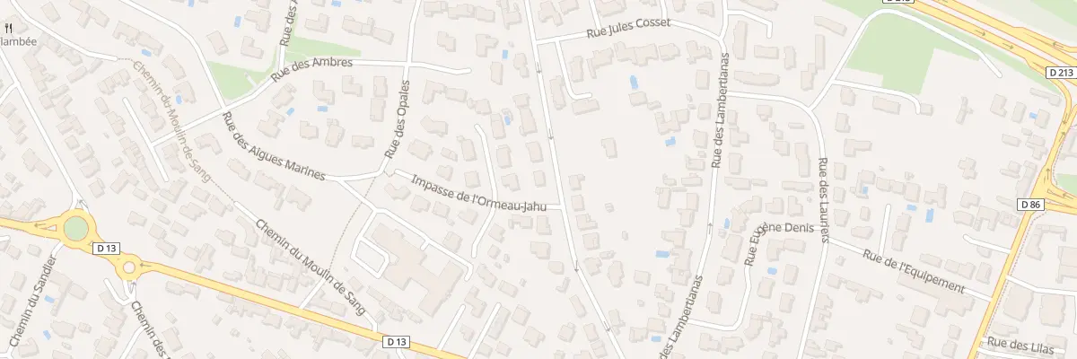 Plan du 15 Rue des Olivettes à Pornic