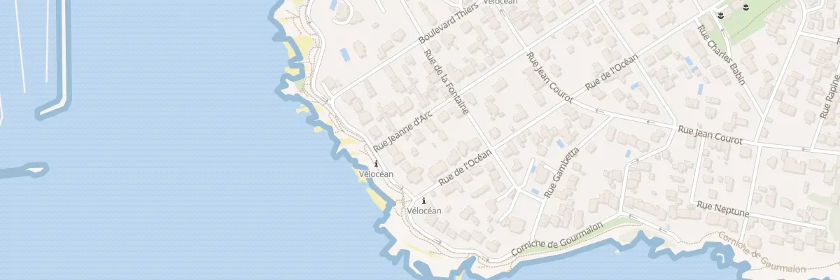 Plan du 8 Rue Jeanne d’Arc à Pornic