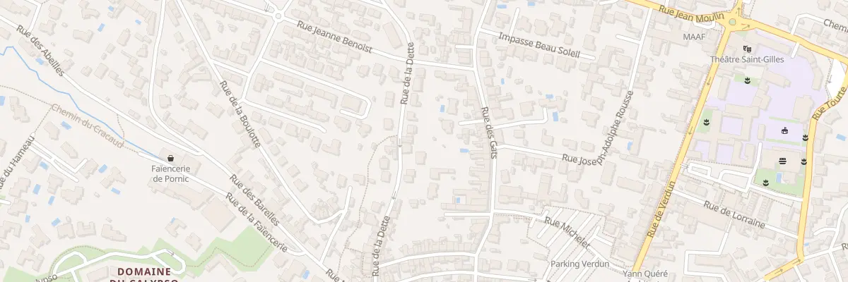 Plan du 28 Rue de la Dette à Pornic