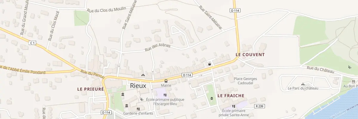 Plan du 25 Rue des Trinitaires à Rieux