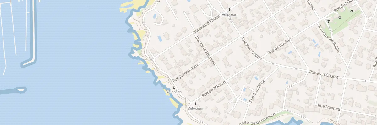 Plan du 7 Rue Jeanne d’Arc à Pornic