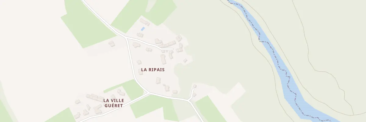 Plan du 69 La Ripais à Brusvily