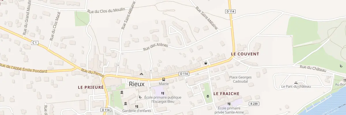 Plan du 23 Rue des Trinitaires à Rieux
