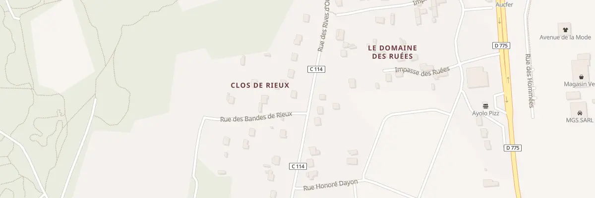 Plan du 32 Rue des Rives d’Or à Rieux