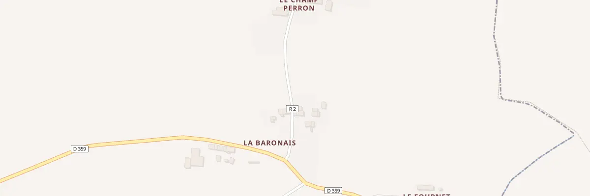 Plan du 5016 La Baronnais à Bléruais