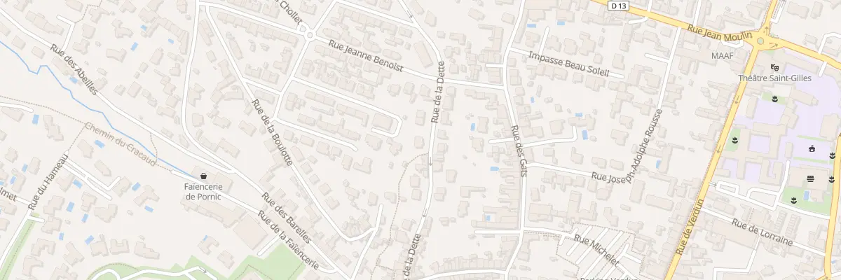 Plan du 27B Rue de la Dette à Pornic