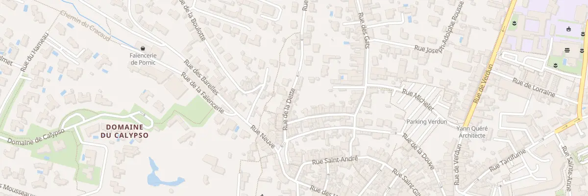 Plan du 18 Rue de la Dette à Pornic