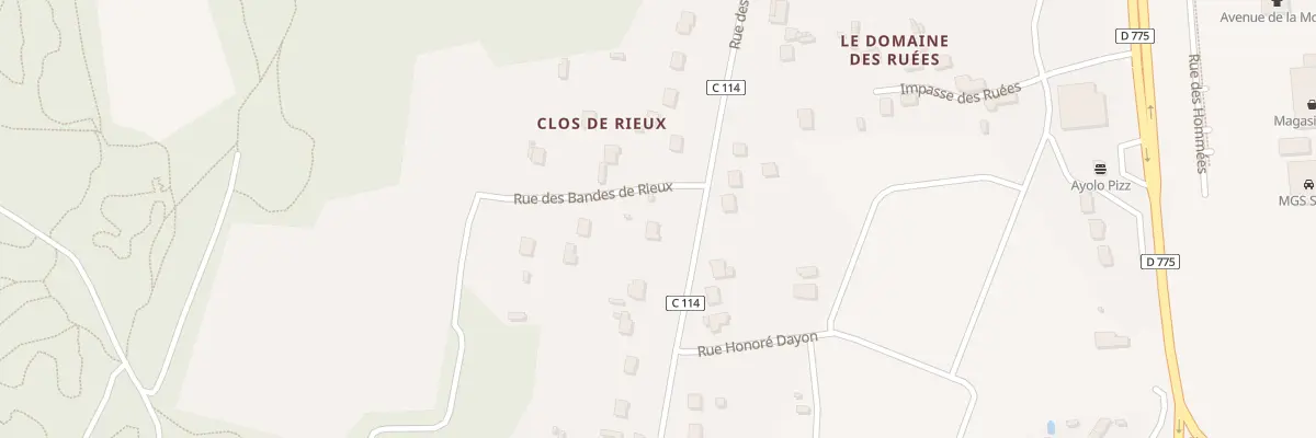 Plan du 36 Rue des Rives d’Or à Rieux