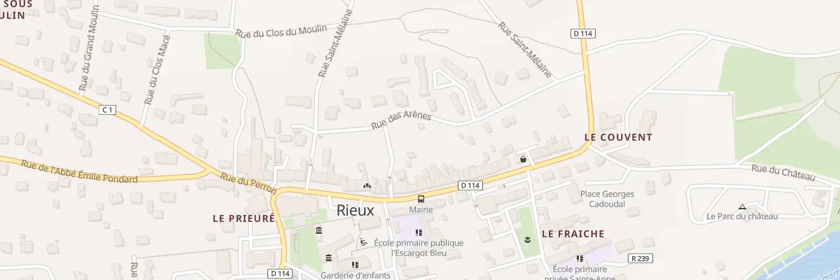 Plan du 17 Rue des Trinitaires à Rieux