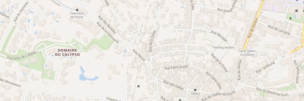 Plan du 6 Rue de la Dette à Pornic