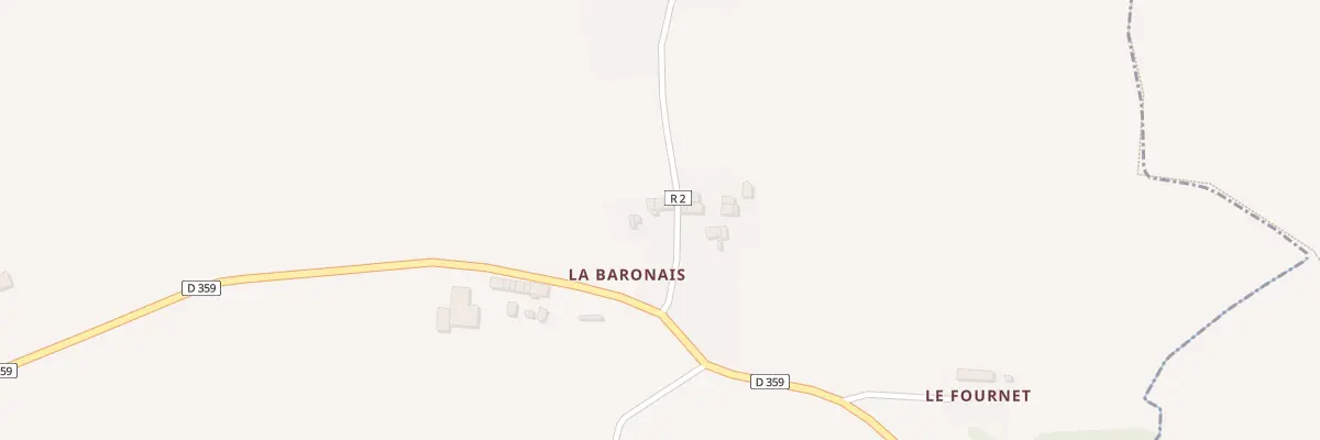 Plan du 9031 La Baronnais à Bléruais