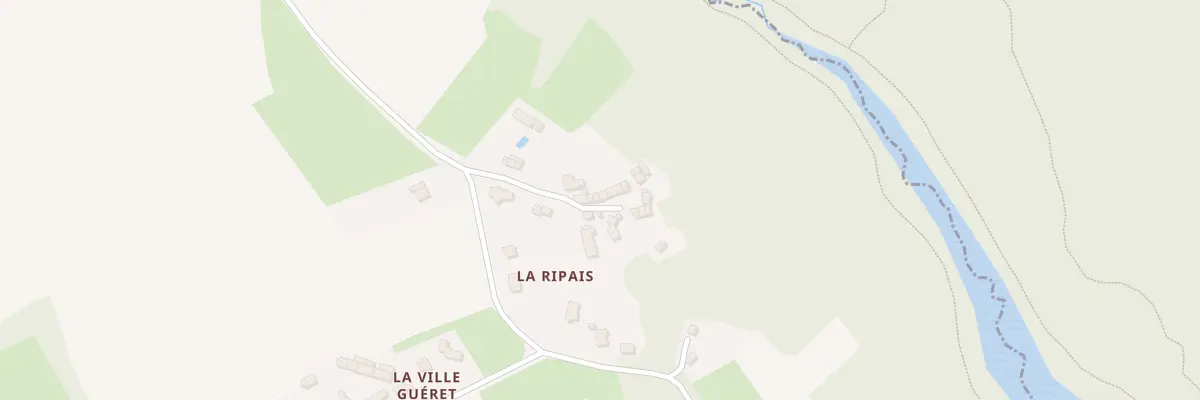 Plan du 63 La Ripais à Brusvily