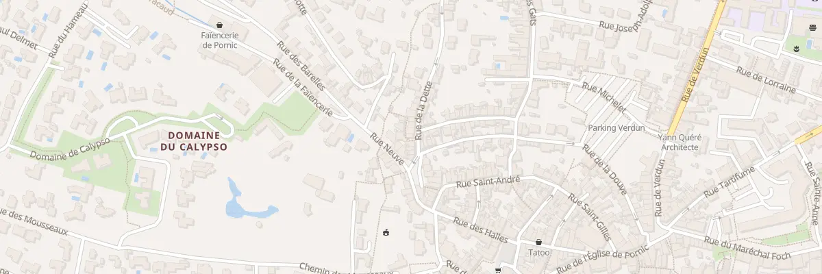 Plan du 9 Rue de la Dette à Pornic