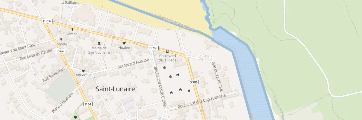 Plan du 7 Bd de la Plage à Saint-Lunaire