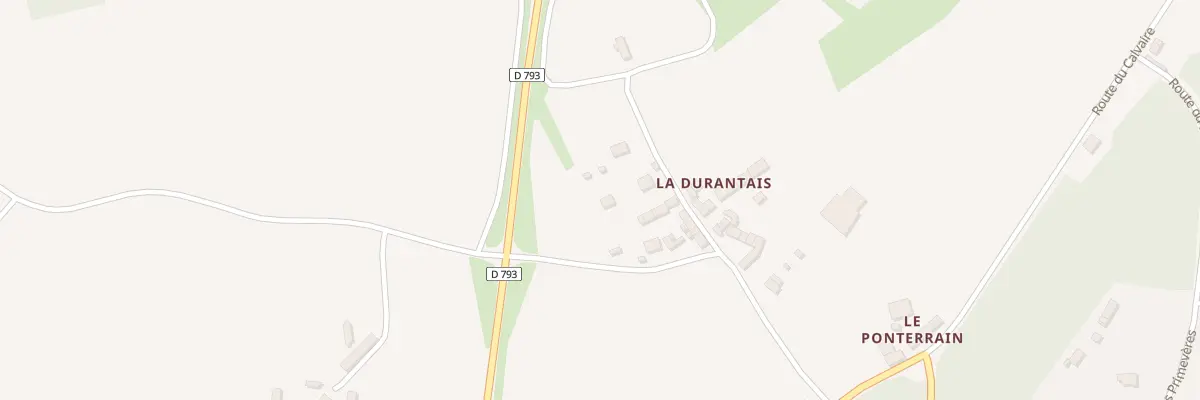 Plan du 15 La Durantais à Bobital