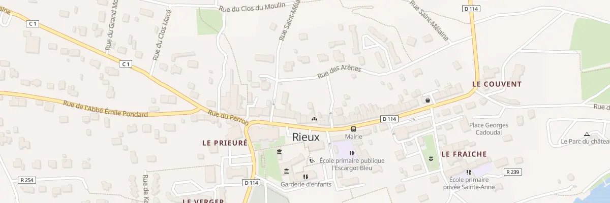 Plan du 9 Pl de l’Eglise à Rieux