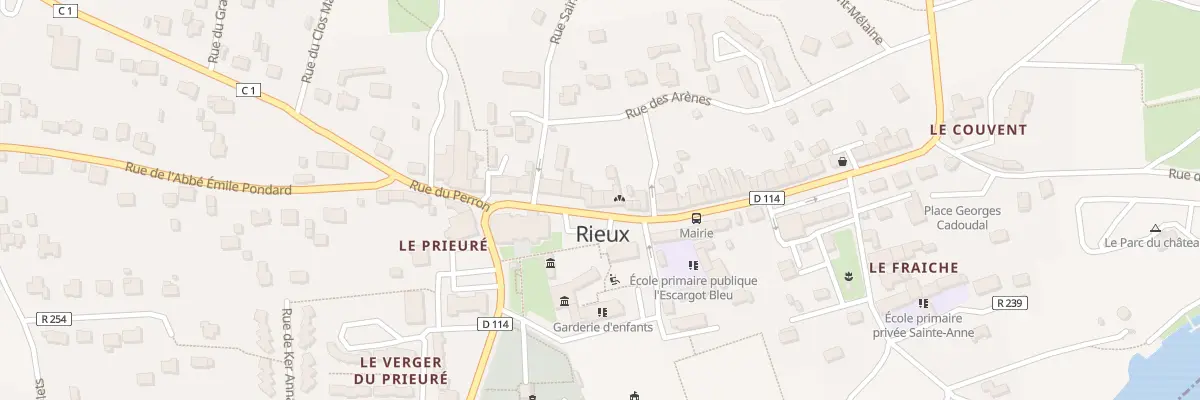 Plan du 11 Pl de l’Eglise à Rieux