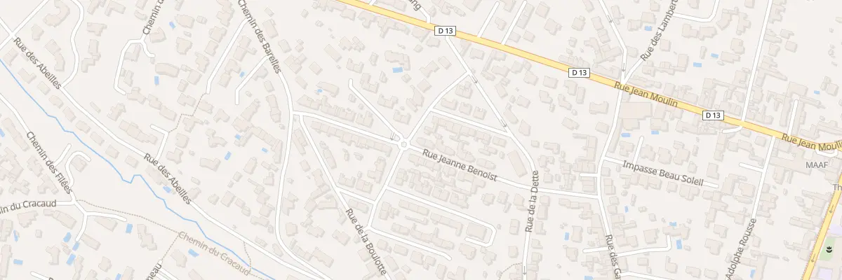 Plan du 19 Rue Jeanne Benoist à Pornic