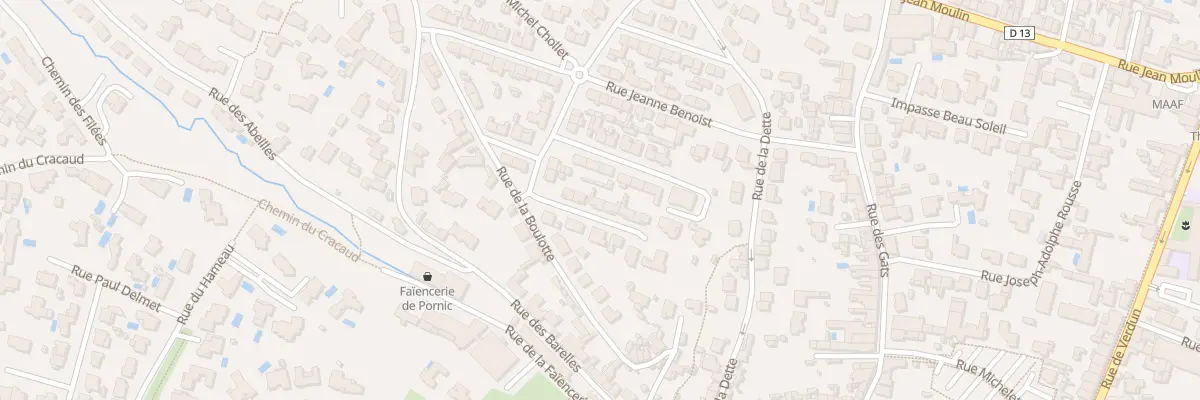Plan du 5 Rue Lieut Philippe Laraison à Pornic