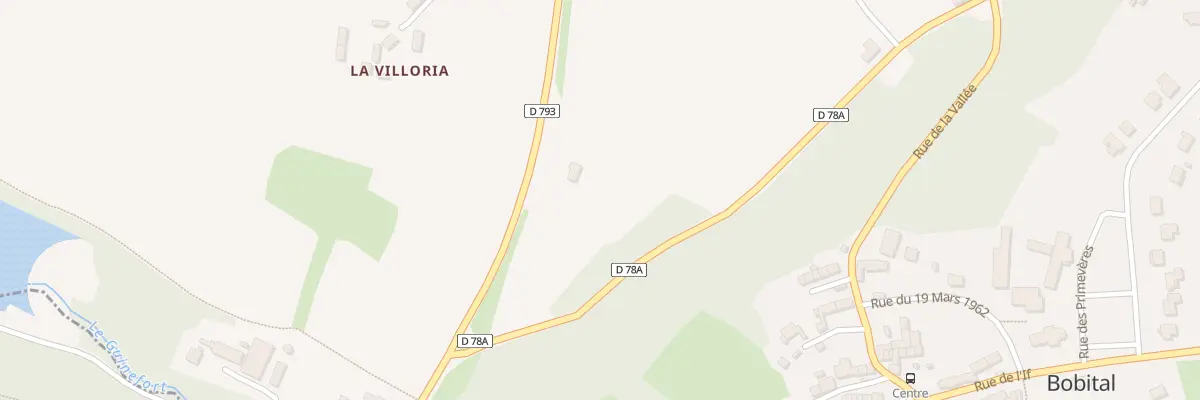 Plan du 5165 Champ du Bezier à Bobital