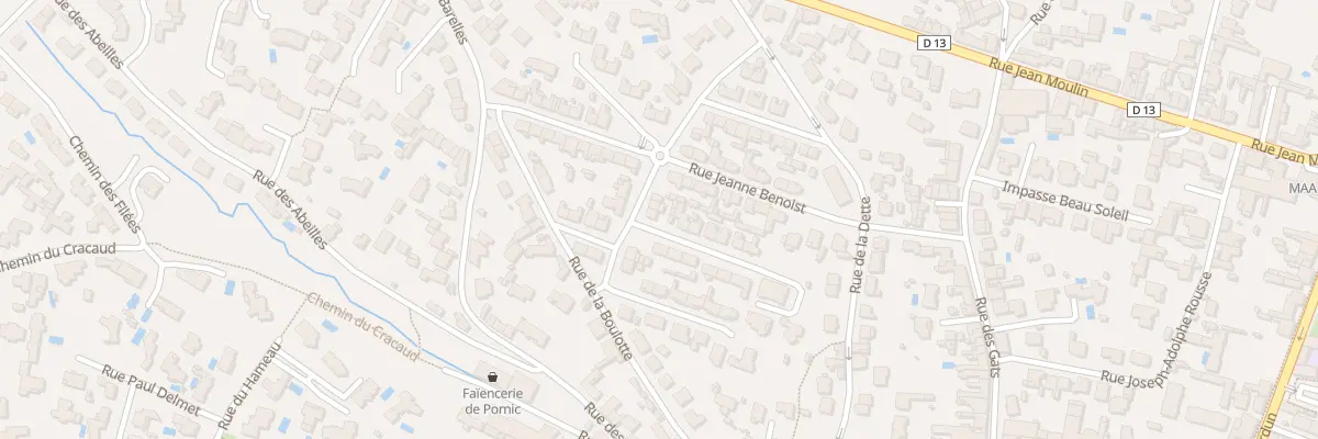 Plan du 5 Rue du Lt Maurice Pollono à Pornic