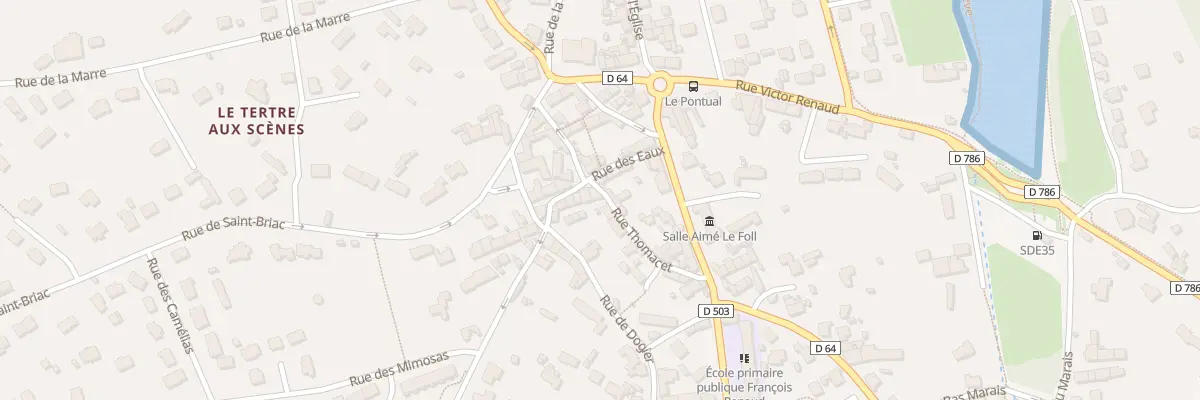 Plan du 10 Rue Thomacet à Saint-Lunaire
