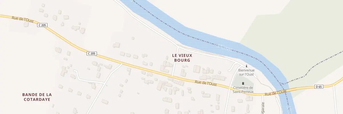 Plan du 5011 Le Vieux Bourg à Saint-Perreux