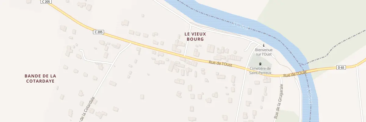 Plan du 5033 Le Vieux Bourg à Saint-Perreux