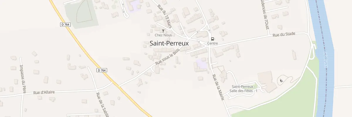 Plan du 3 Rue sous le Bois à Saint-Perreux
