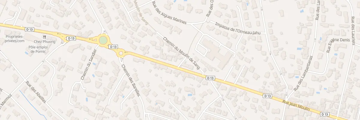 Plan du 27 Rue Jean Moulin Pornic à Pornic