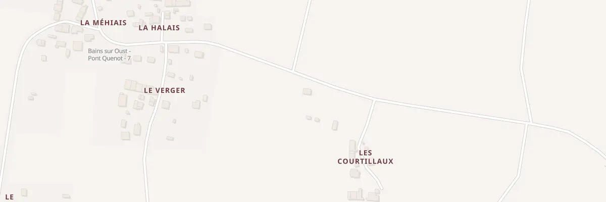 Plan du 3 Les Courtillaux à Bains-sur-Oust