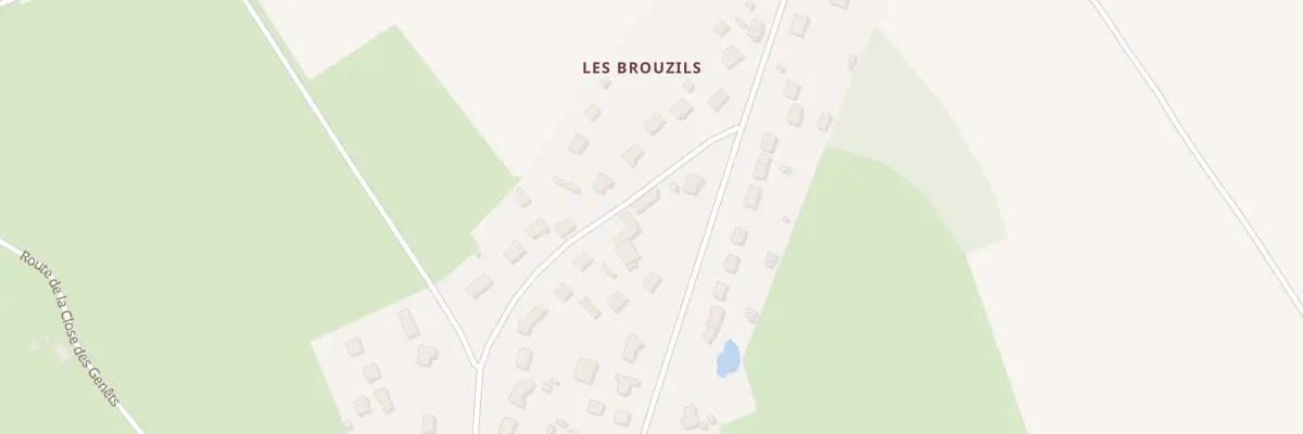 Plan du 28 Les Brouzils à Donges