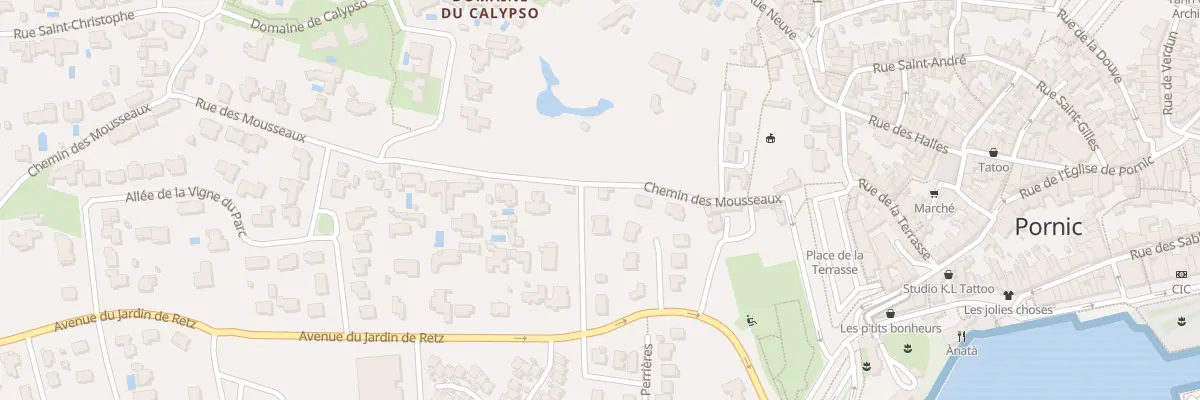 Plan du 1 Rue des Perrières à Pornic