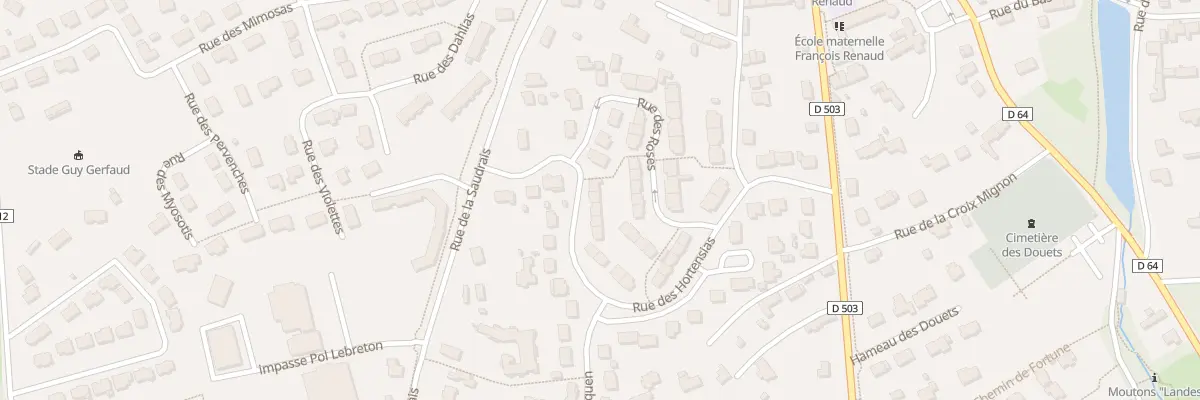 Plan du 322 Rue des Hortensias à Saint-Lunaire