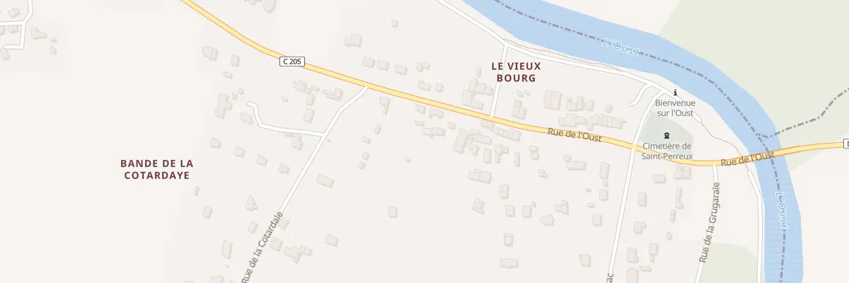 Plan du 5038A Le Vieux Bourg à Saint-Perreux