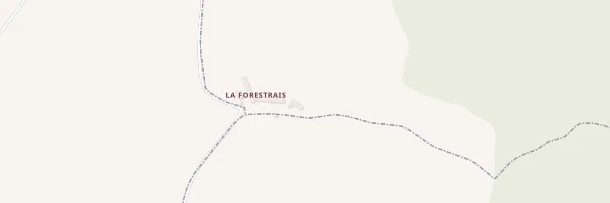 Plan du 22 La Forestrais à Guitté