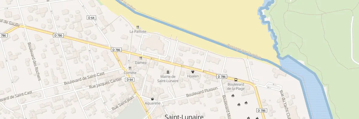 Plan du 202 Bd General de Gaulle à Saint-Lunaire