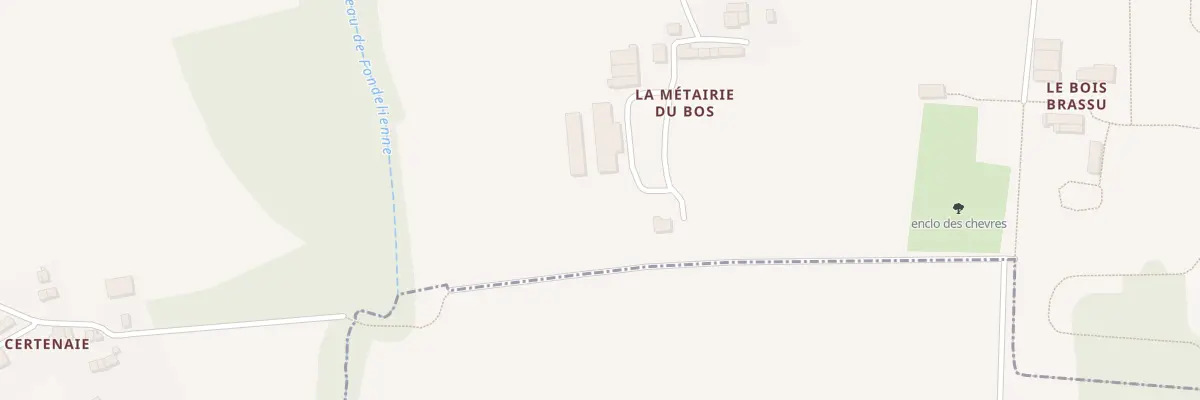 Plan du 9 Bois Brassu à Carentoir