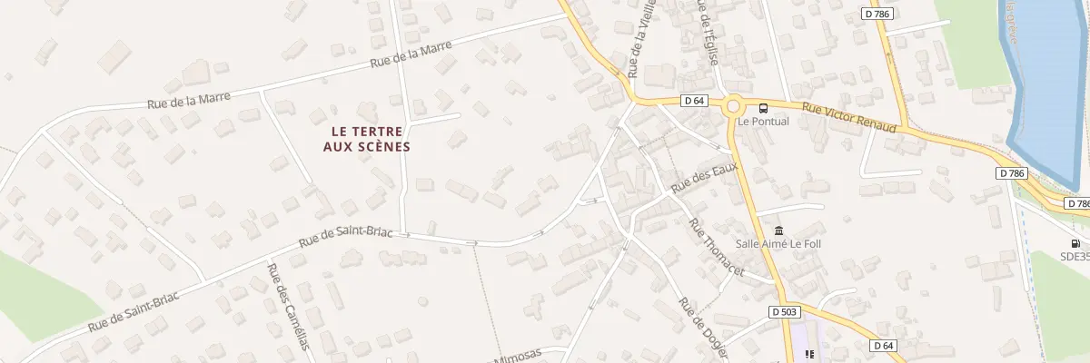 Plan du 36 Rue de Saint Briac à Saint-Lunaire