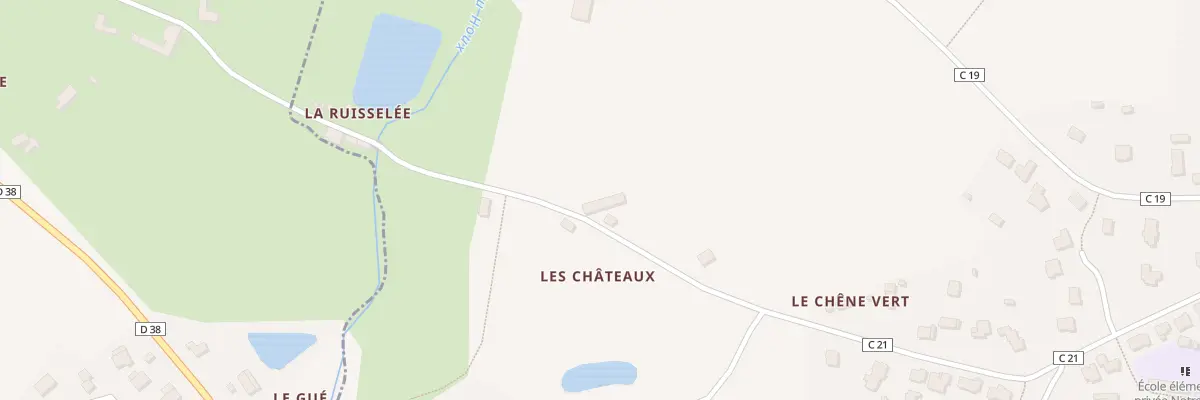 Plan du 5442 Les Châteaux à Plélan-le-Grand