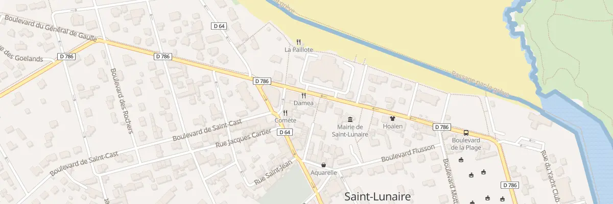 Plan du 281 Bd General de Gaulle à Saint-Lunaire
