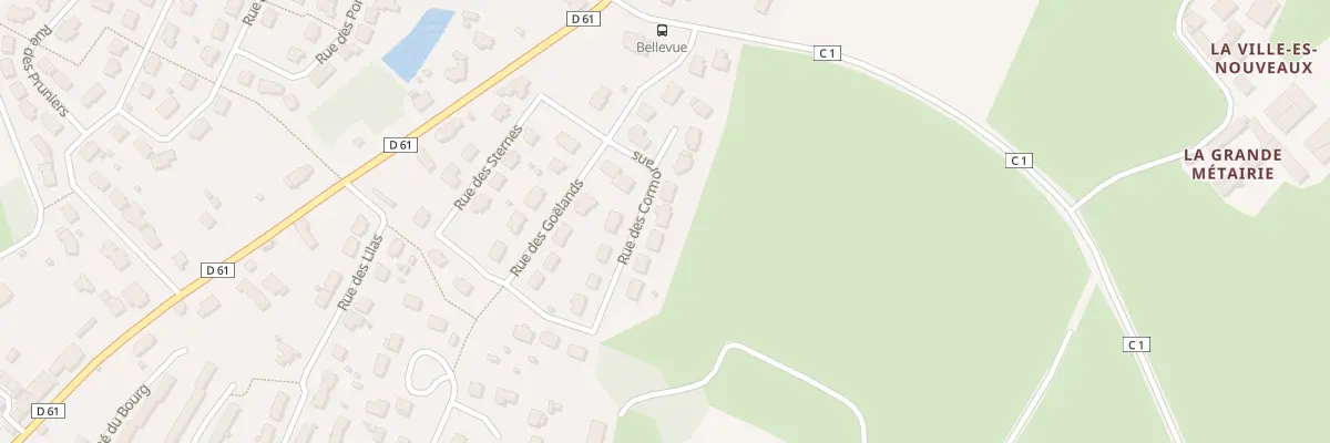 Plan du 10 Rue des Cormorans à Trélivan