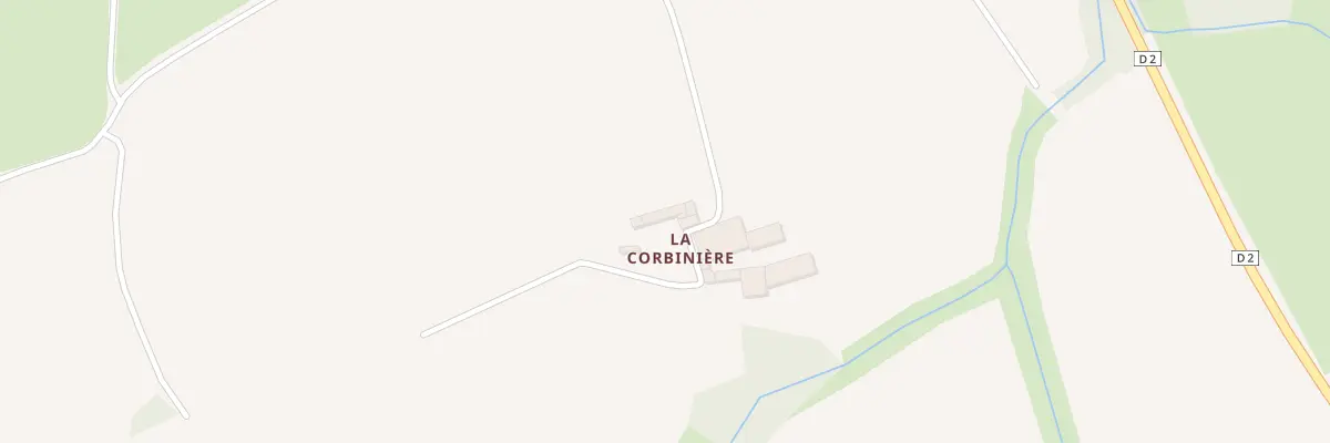 Plan du 2 La Corbinière à Beaussais-sur-Mer