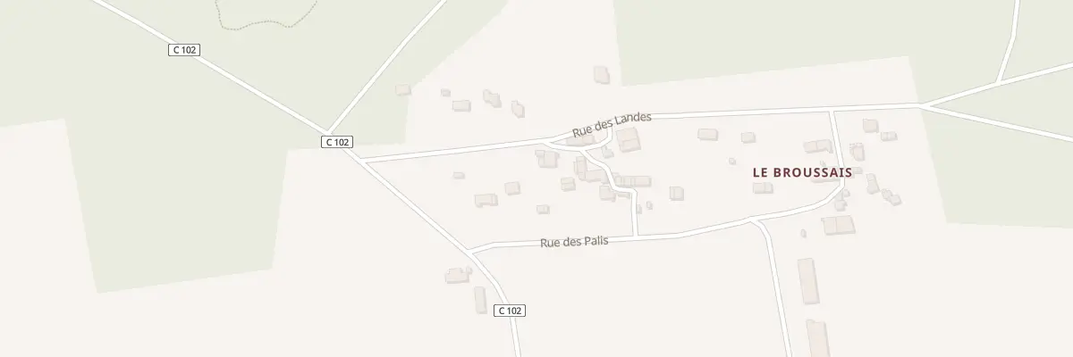 Plan du 2 Rte des Landes à Cournon