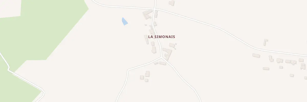 Plan du 20 La Simonais à Corsept