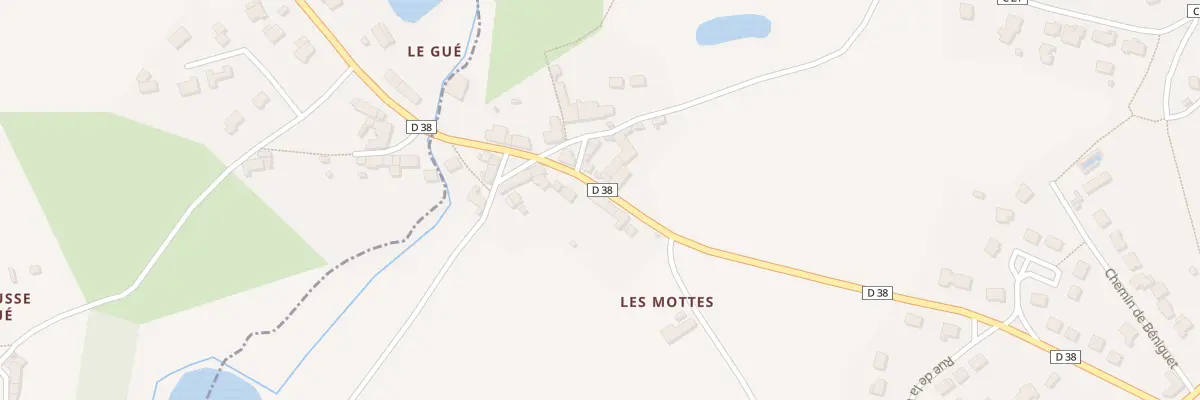 Plan du 5423 Le Gue à Plélan-le-Grand