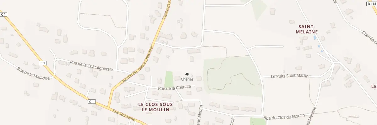 Plan du 5325 Le Tertre d’En Bas à Rieux