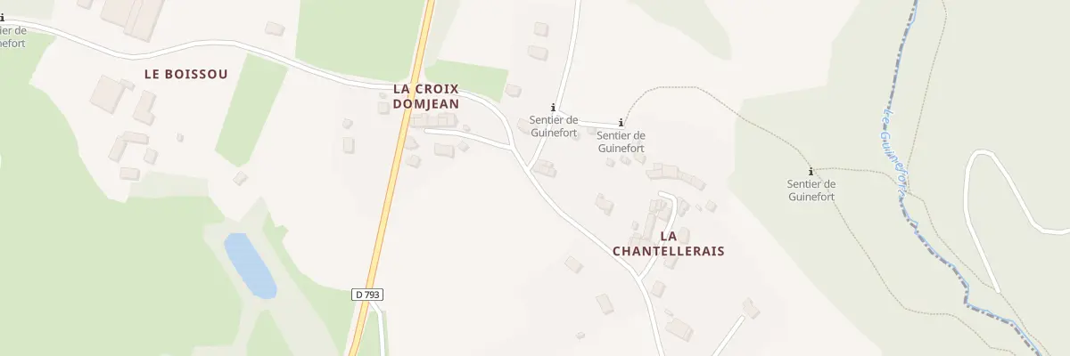 Plan du 13 La Chantellerais à Brusvily