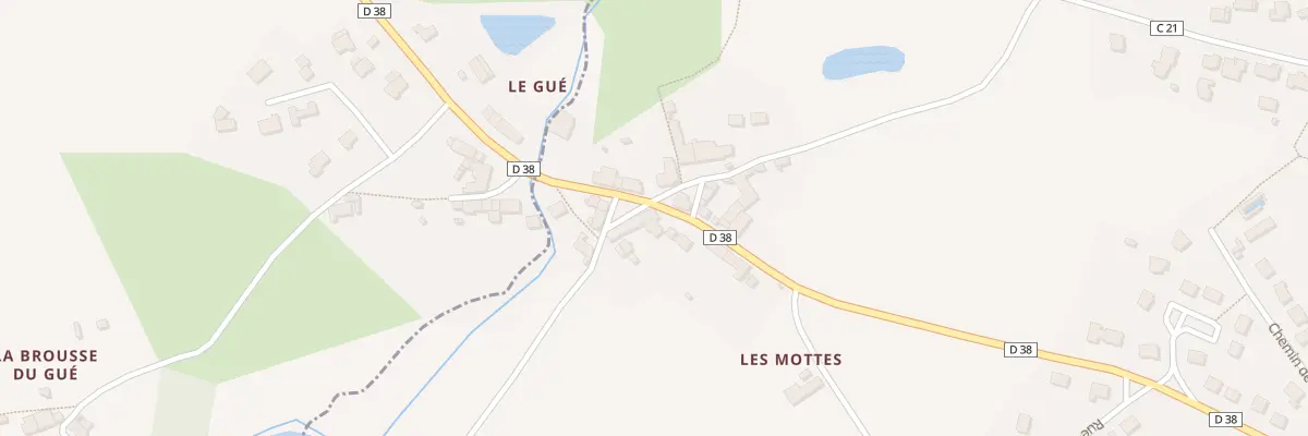Plan du 5425 Le Gue à Plélan-le-Grand