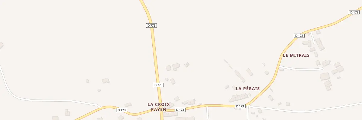 Plan du 567 La Croix Payen à Guer